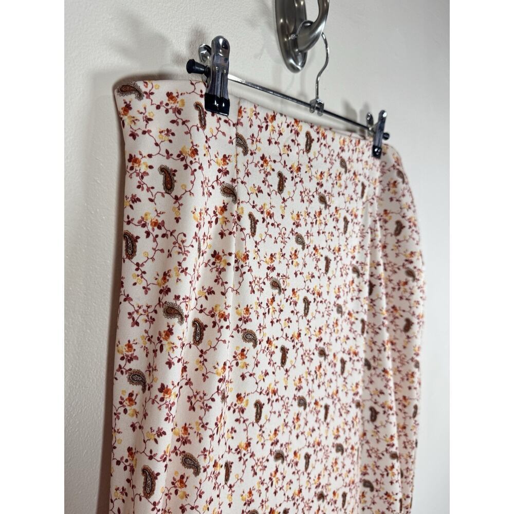 VTG Judith Hart Womens Floral Button Up Forest Fairy 90s Grunge Skirt L Paisley - Picture 2 of 8